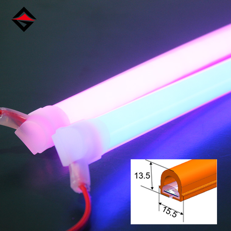 Төмен кернеу 15.5 * 13,5 мм жарықдиодты Neon Light Strip